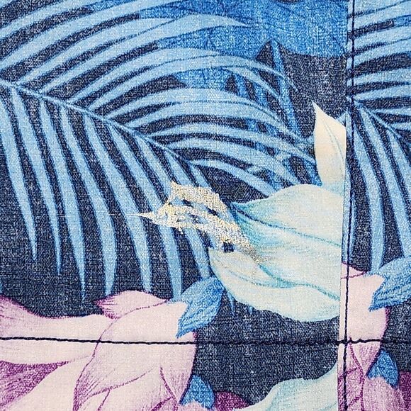 Tommy Bahama Swim Trunks Casual Shorts Mens XXL 2XL Blue Yellow Floral Lined - Picture 5 of 14